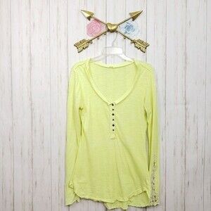 Free People Crochet Cuff Top